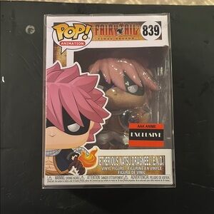 Funko Pop Animation Figure with Pink Hair
